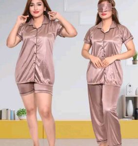 4 Piece Night Suit
