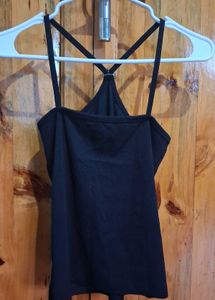 Black Halter Tank Top
