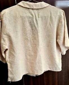 Tailored Fit Button-Down Top