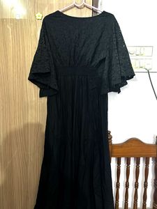 Elegant Black Ethnic Gown