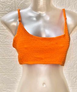 Tops & Dresses For Rs.99 Only/ Orange Crop Top