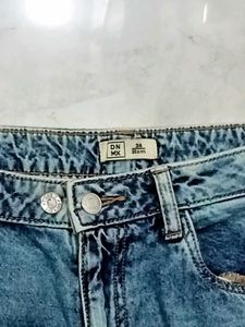 Ripped Blue Denim Jeans