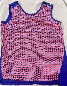 Heart Print Sleeveless Top