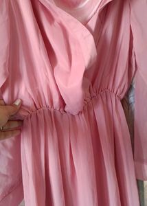 A Very Beautiful Pink Colour Frock For Causal ✨❤️