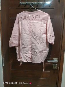 Pink Top With Back Design