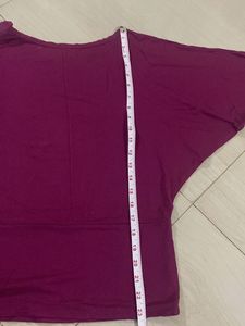 Purple Batwing Top