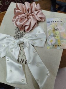 Pack of 2-  Hair Accessories Set with a Jute Bag