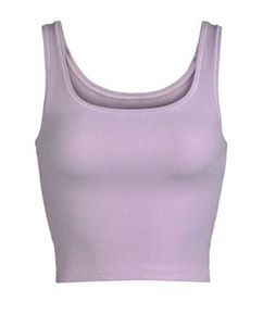 Lilac Ribbed Tank Top