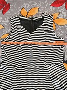 Striped Fit &amp; Flare Dress