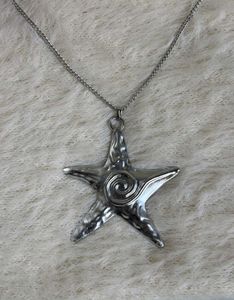 Starfish Silver Pendant Necklace
