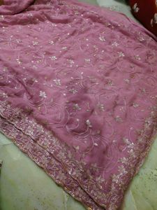 Light Weight Beutiful Work Saree 💞