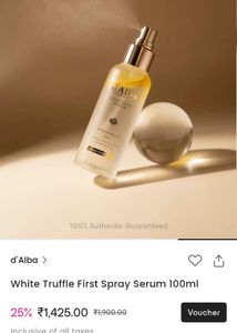 d’Alba First Serum Spray -100ml Korean Skincare
