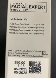 VLCC De-Tan Facial Kit 40g