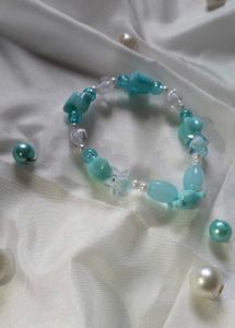 Handcrafted Kids Blue Bracelet