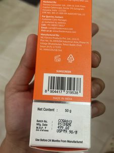 The Derma Co Sunscreen