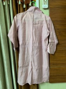 Embroidered Linen Cord Set