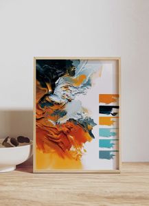 Abstract Framed Art 90