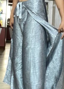 Silver Thai-Style Dhoti Pants - Unique &amp; Trendy