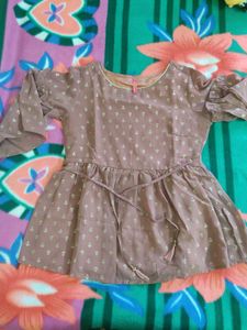 Chikoo Colour Peplum Top
