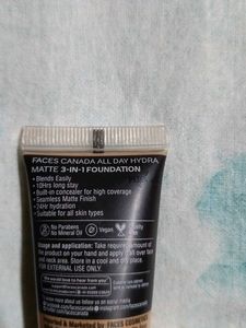 Faces Canada 3 In 1 Matte Foundation