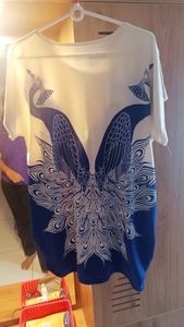 Combo of Peacock Design Top and Lavender Top for Shruthy