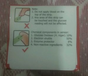 AccuSure Blood Glucose Test Strips.