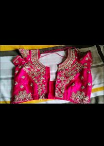 party wear sari with blouse