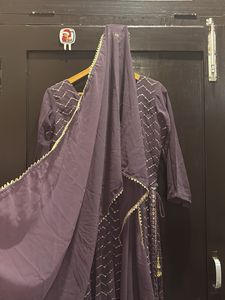 Elegant Purple Naira Cut Suit