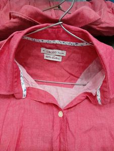 Red Casual Shirt