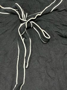 Black Sailor Collar Puff Sleeve Top Korean Inspire