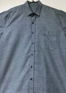 Striped Button-Down Shirt