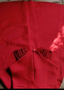 Red Fit and Flare Dress
