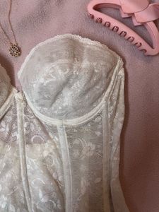 Vintage Lace Bustier Corset Top