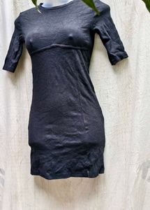 47156. Black Mini Bodycon Dress