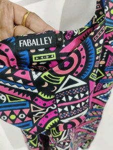 Funky Pattern Sleeveless Top