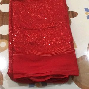 New Red Queen Saree