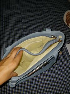 New Gray 👜 Handbag Combo With Earings
