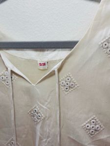 Off White Kurta Set