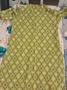 Stylish Green Printed Kurta