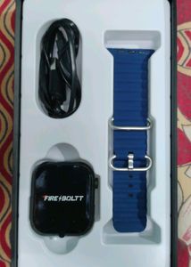 Smart Watch with Blue Band
