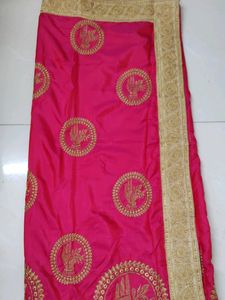 Beautiful Heavy Work Wedding Saree