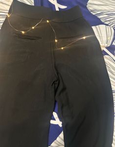 Black Wide Leg Pants High Rise