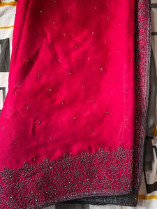 Elegant Pink designer saree