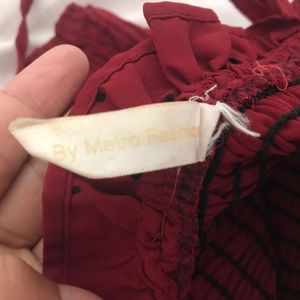 Maroon Top