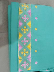Teal Dress Material