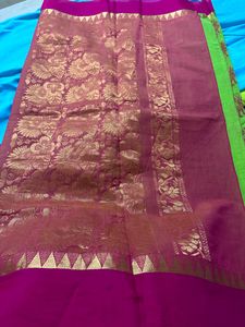Beautiful Saree With Zari Silk