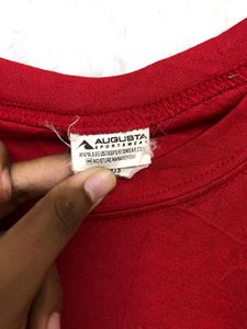Augusta Red Long Sleeve T Shirt