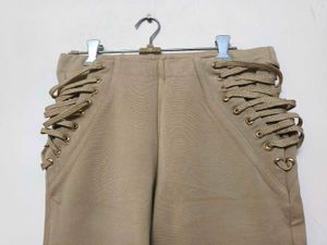 Heavy Material Beige Colour Jeggings