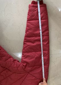 Maroon Hooded Kids Winter Jacket