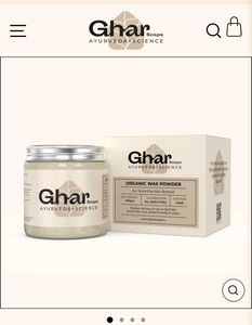 Ghar Ayurvedic Organic Wax Powder(30 Of 100%used)